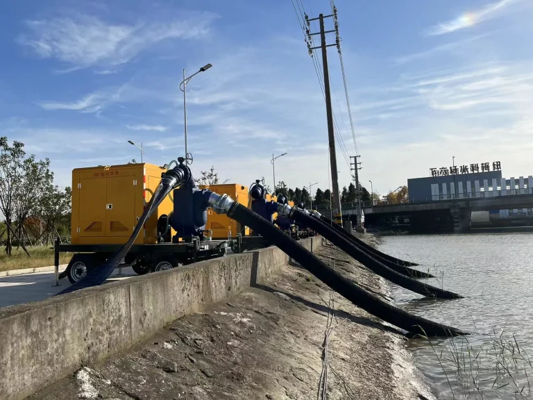 Waterway Infrastructure: High-Capacity Trailer-Mounted Pumps - CANNASPRING Pumping System