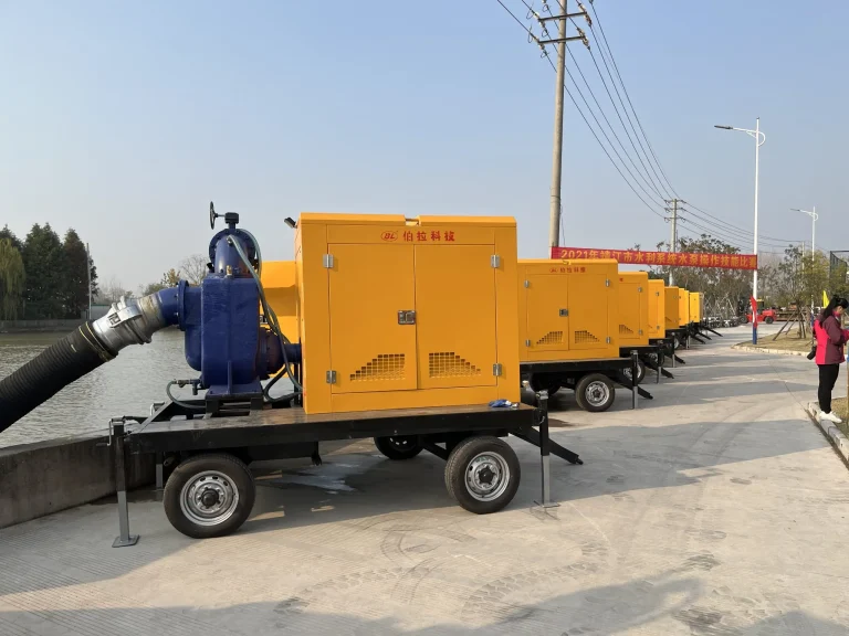 Municipal Flood Control: Mobile Diesel Trailer Pump Systems - CANNASPRING Pumping System