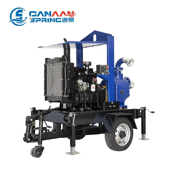 Self-Priming Diesel Trash Pump – Trailer Mounted Pump | SCPY