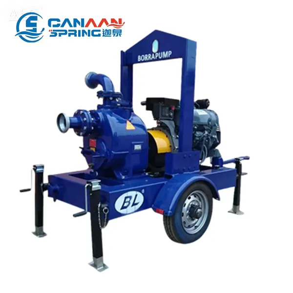 Self-Priming Diesel Trash Pump – Trailer Mounted Pump | SCPY - CANNASPRING