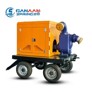 Diesel Trailer Dewatering Pump – High Head, 3 Inch Solids | ZBCY