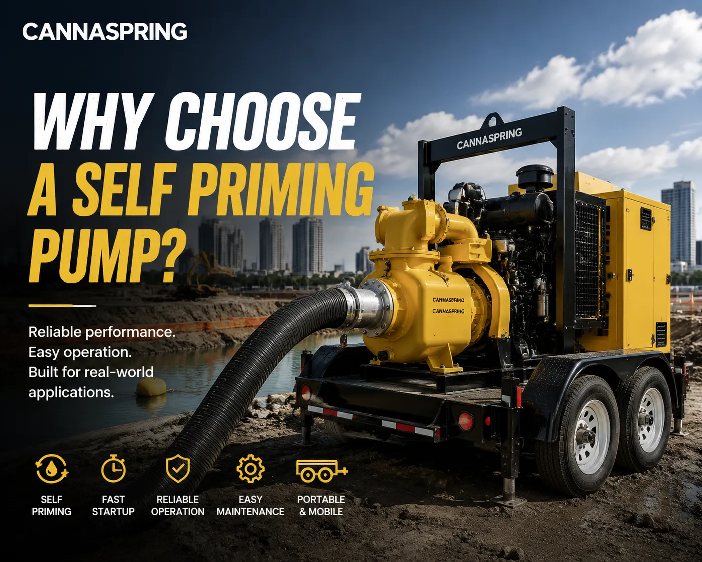 Why choose a self priming pump？