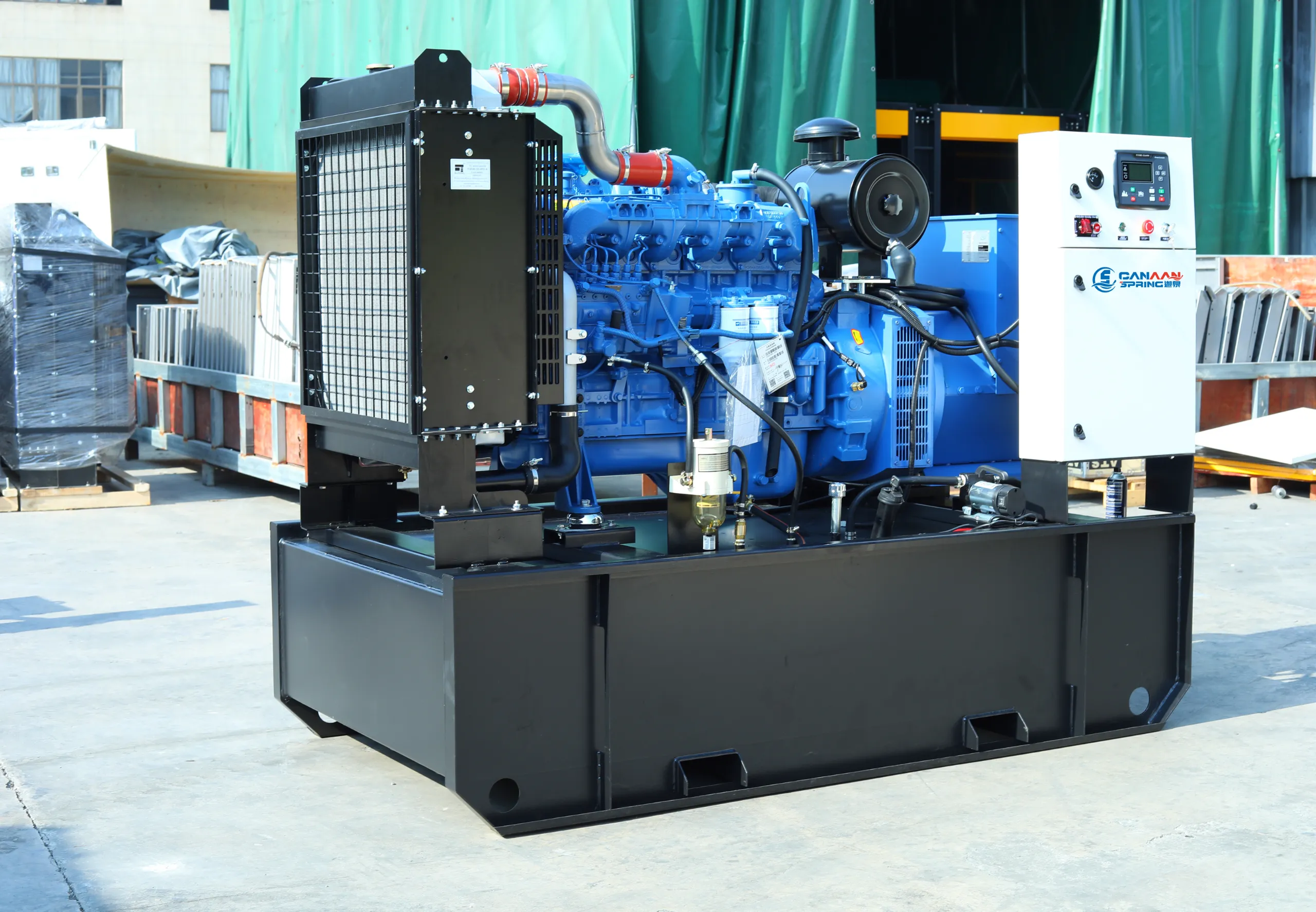 Yuchai-Powered Open-Type Diesel Generator Set